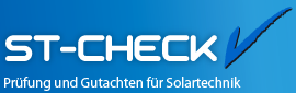 ST-Check Pruefung und Gutachten fuer Solartechnik